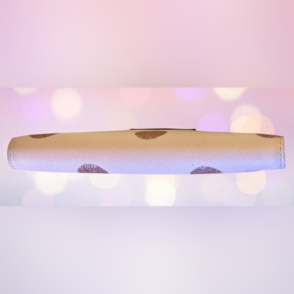 Kate Spade Haven Lane Stacy Glitter Dot Wallet in Plum Dawn - Picture 10 of 12